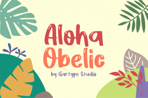 Aloha Obelic: A Trendy Display Font for Creative Branding