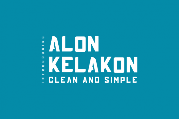 Alon Kelakon: A Bold Display Font for Modern Branding