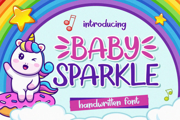 Baby Sparkle Font for Eye-Catching Campaign Designs