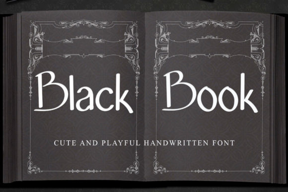 Black Book Font for a Polished and Playful Brand Look
