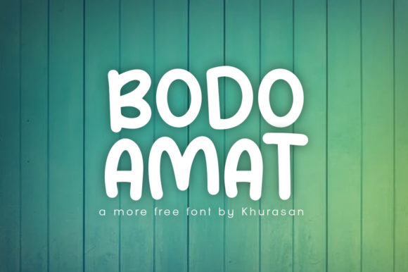 Bodo Amat Display Font for Modern Editorial Design