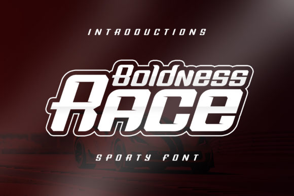 Boldness Race: A Sporty Display Font for Dynamic Campaigns