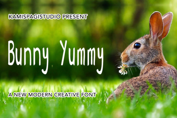 Bunny Yummy Display Font for Modern Web Design