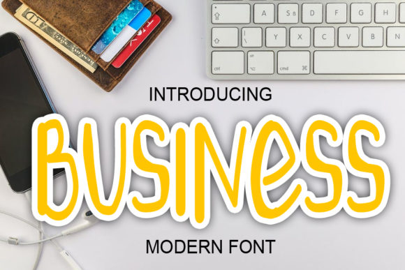 Business Font: A Charming Display Typeface for Creative Projects