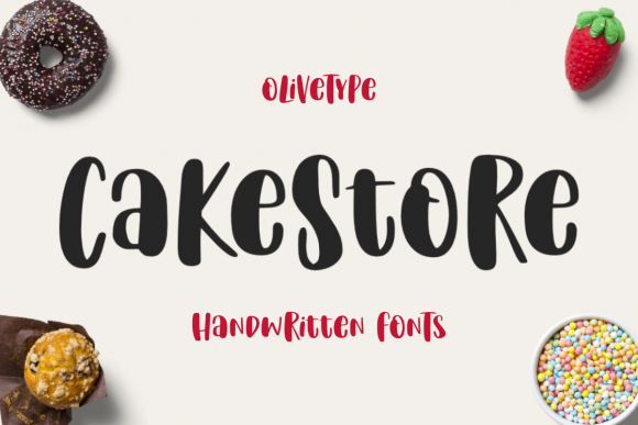 Cake Store Font for Modern Web Design