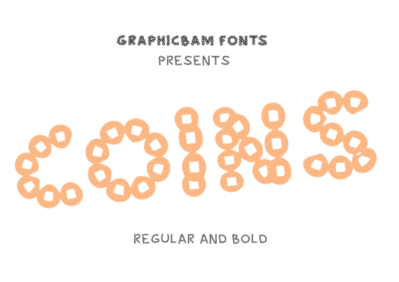 Coins: A Display Font for Editorial Elegance and Playful Expression