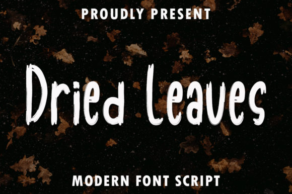 Dried Leaves Font for Modern Branding Projects