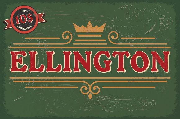Ellington: A Vintage Bold Font for Strong Branding