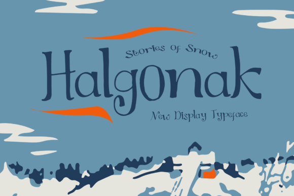 Halgonak: A Fresh Display Font for Creative Typography
