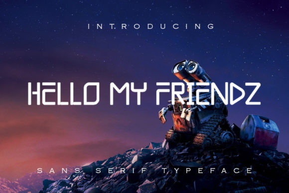 Hello My Friendz: A Quirky Display Font for Creative Branding