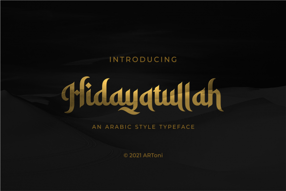 Hidayatullah Font for Bold Digital Branding