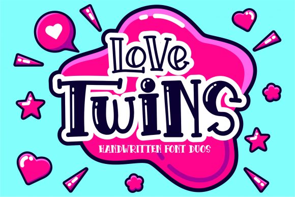 Love Twins: A Playful Display Font for Creative Projects