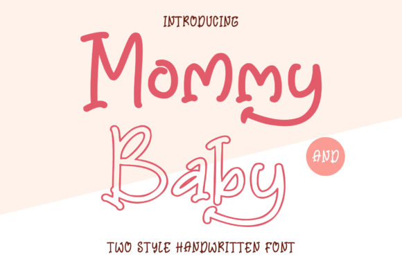 Mommy and Baby Font for Modern Editorial Design