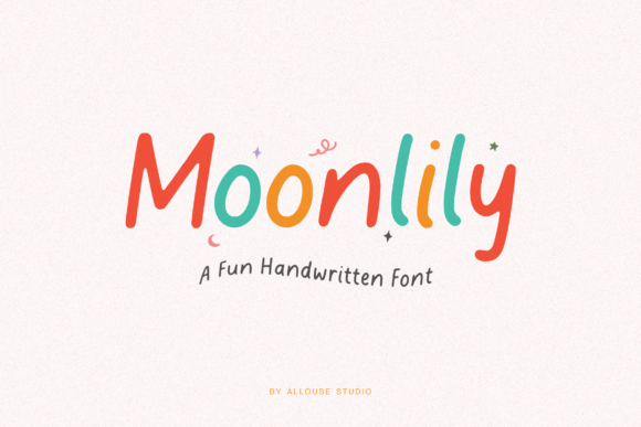 Moonlily Font for Playful Handmade Creations
