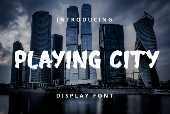 Playing City: A Chunky Display Font for Bold Branding