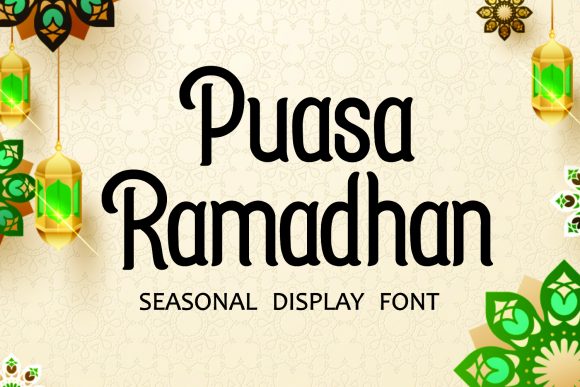 Puasa Ramadhan Font for Web Design and Branding