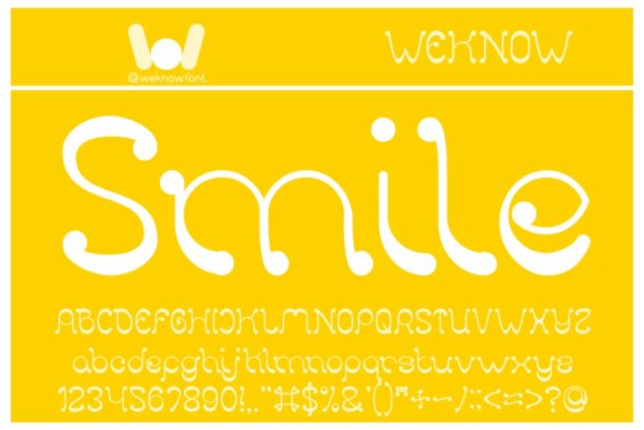 Smile Font: A Quirky Display Font for Creative Projects