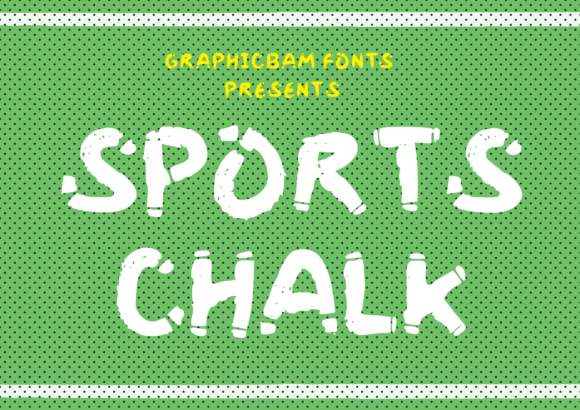 Sports Chalk: A Display Font for Dynamic Brand Campaigns