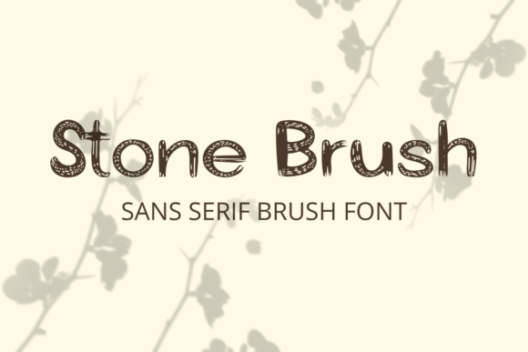 Stone Brush: A Display Font That Elevates Handmade Creations