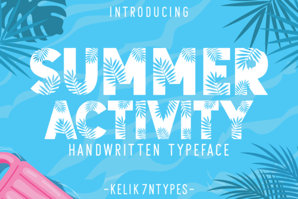 Summer Activity Font for Bold and Trendy Campaign Designs